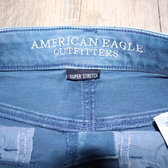 Blue American Eagle Hi-Rise Shortie - Picture 3 of 8
